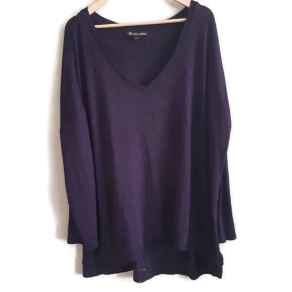 Love & Legend | purple soft knit top